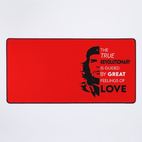 Item preview, Che Guevara The True Revolutionary Quote Red designed and sold by gabyshiny.