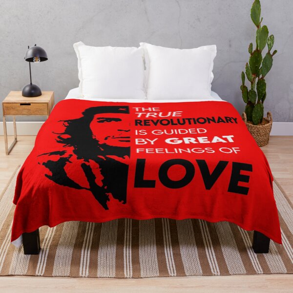 Item preview, Che Guevara The True Revolutionary Quote Red designed and sold by gabyshiny.