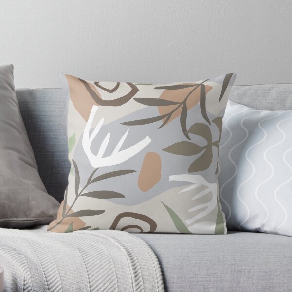 Boho art Throw Pillow