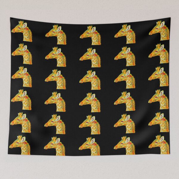 Item preview, Giraffe Artwork - Abstract Color Beauty designed and sold by LivingWild.