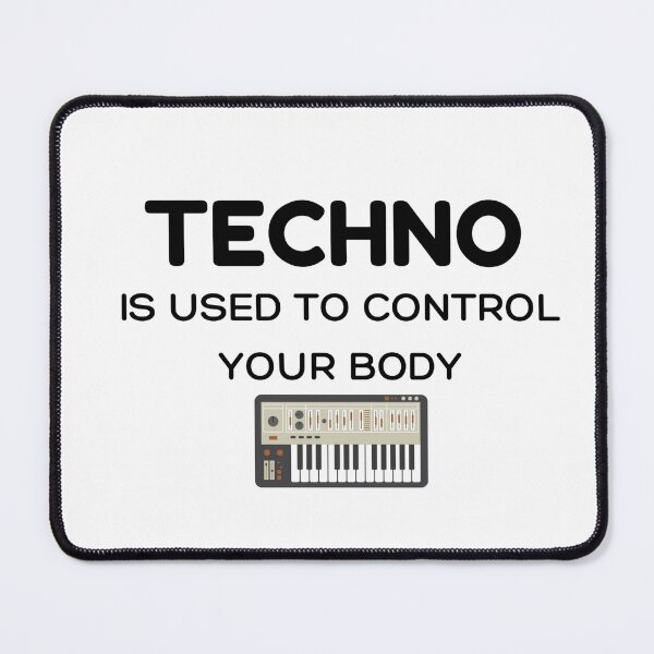 Item preview, techno control your body designed and sold by Artycreative1.