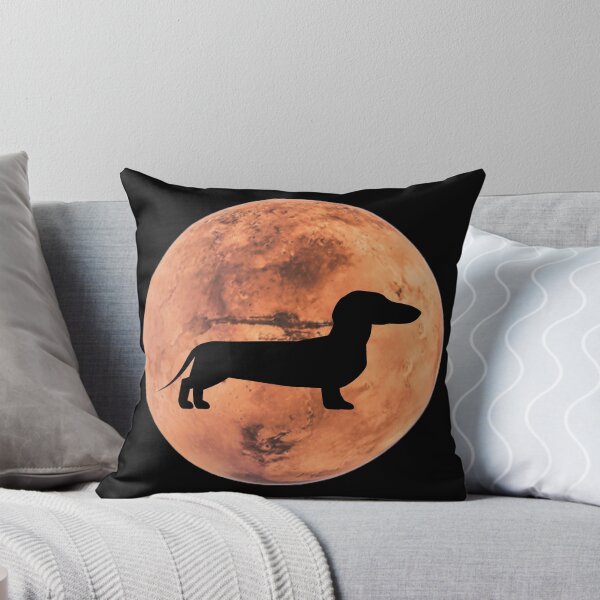 Item preview, dachshund Dog Silhouette in Mars dachshund lover gift designed and sold by alaechamlal.