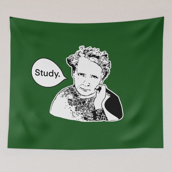 Artikelvorschau, Marie Curie möchte, dass du studierst entworfen und verkauft von EmyBeeDesigns.