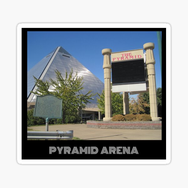 Pyramid Arena- Navy Sticker
