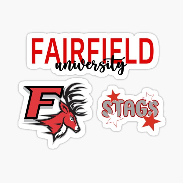 Artikel-Vorschau von Stickerpaket der Fairfield University, designt und verkauft von MaevesArtShop.