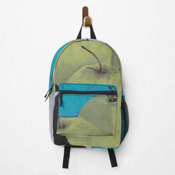Item preview, Green apples on blue. designed and sold by Shelly Moore.