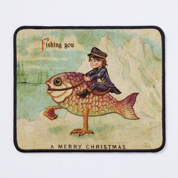 Item preview, James Fishjames - Victorian Christmas Card designed and sold by soididthisthing.