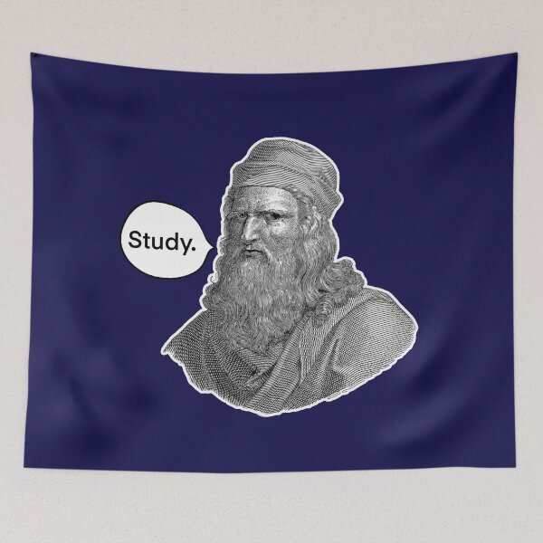 Item preview, Leonardo da Vinci Wants You To Study designed and sold by EmyBeeDesigns.