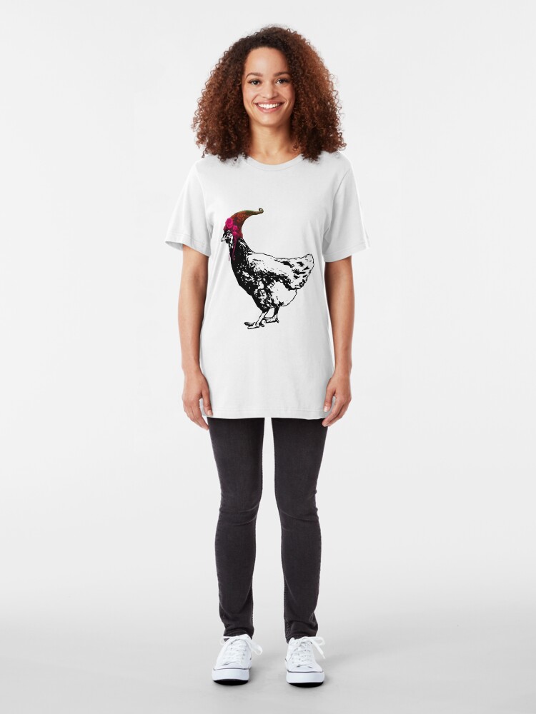 Alternate view of I'll Be Your Pixie Chicken Slim Fit T-Shirt