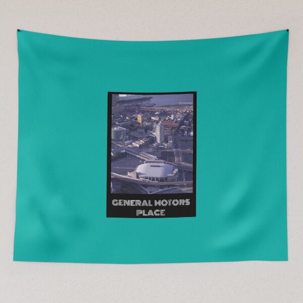 Item preview, General Motors Place- Teal designed and sold by DeadStadium.