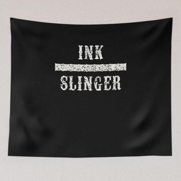 Item preview, Ink Slinger Distressed Tattoo Artist designed and sold by tronictees.
