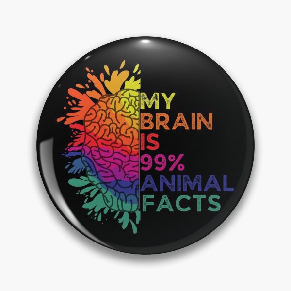 Item preview, My Brain Is 99% Animal Facts Retro Colorful Gift for Animal Lovers designed and sold by Shop signer.