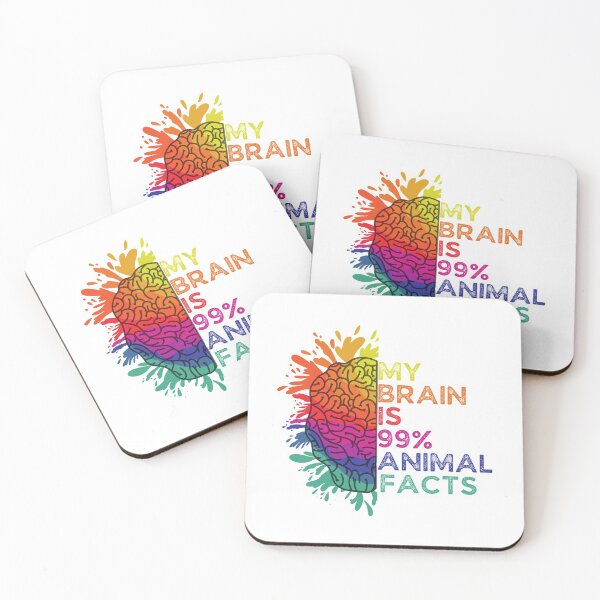 Item preview, My Brain Is 99% Animal Facts Retro Colorful Gift for Animal Lovers designed and sold by Shop signer.