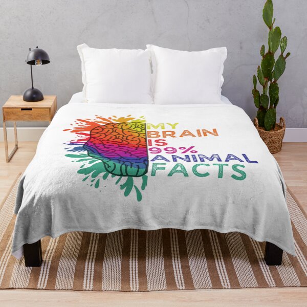 Item preview, My Brain Is 99% Animal Facts Retro Colorful Gift for Animal Lovers designed and sold by Shop signer.