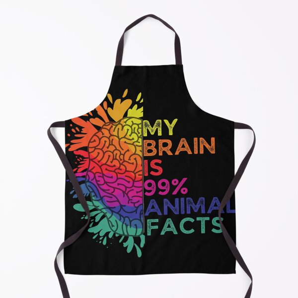 Item preview, My Brain Is 99% Animal Facts Retro Colorful Gift for Animal Lovers designed and sold by Shop signer.