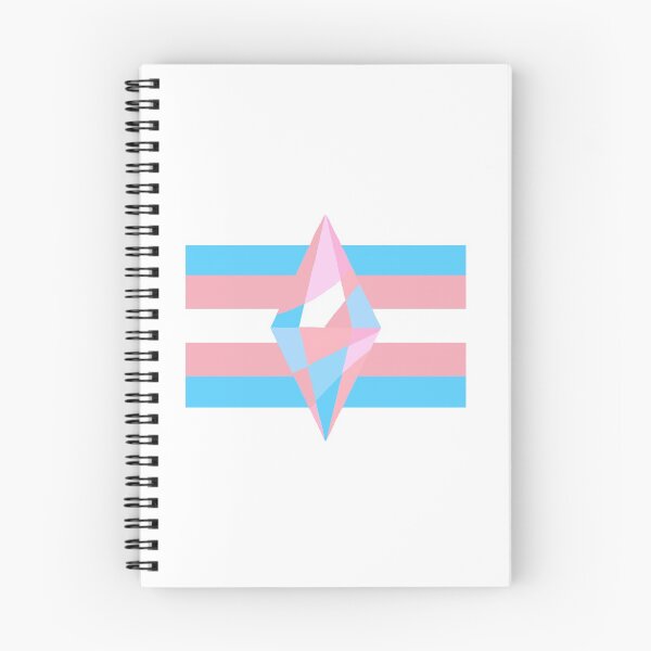 Item preview, Trans Pride Flag with Plumbob Sims 4 designed and sold by Emmys Prints.