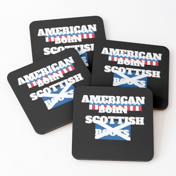 Item preview, American Born Scottish Roots American and Scottish Colors Ideal Gift  designed and sold by NelleD.