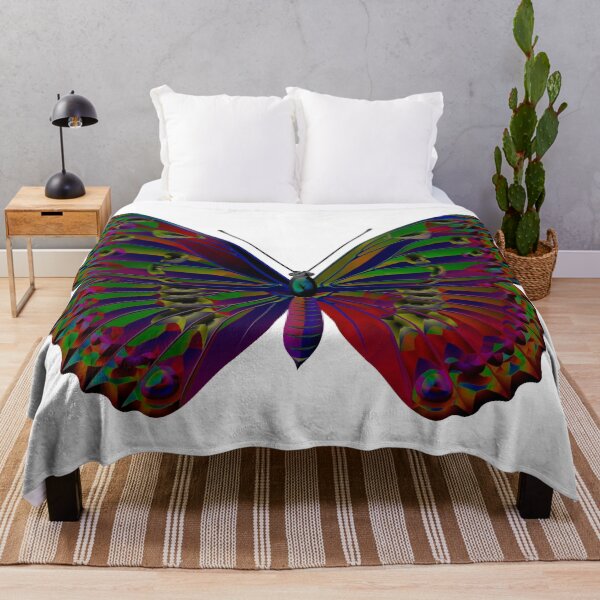Item preview, Rainbow color butterfly designed and sold by Elonium.