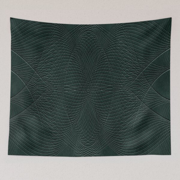 Item preview, Dark Green Leather Design designed and sold by ArtsyWishy.