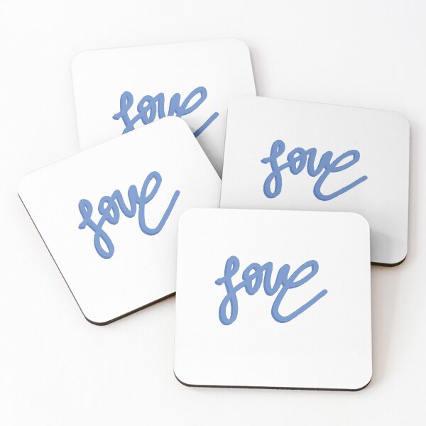 Item preview, love - blue designed and sold by artbygussie.