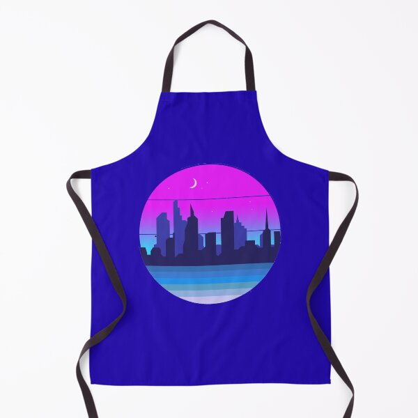Item preview, Retro City Skyline Night designed and sold by JPsCreatorium.