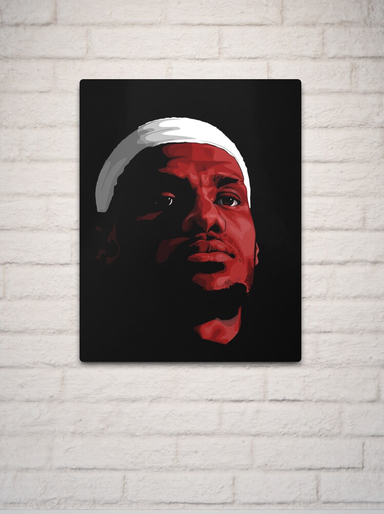 Illustration Wallpaper LeBron Photographic Print for Sale by kartinah09