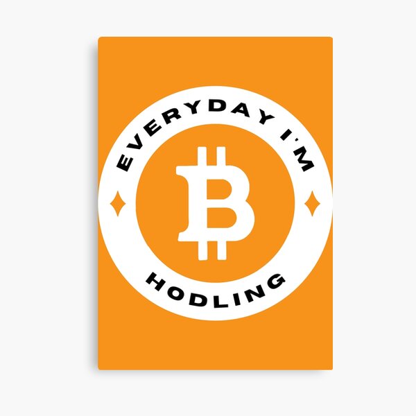 Artikel-Vorschau von Everyday I'm Hodling - Bitcoin (BTC) - Farbe, designt und verkauft von issaapparel.