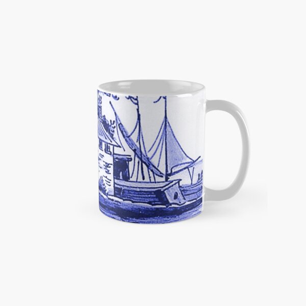 Item preview, Fisherman Floral Delft  designed and sold by Bliss Find And Design.