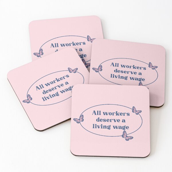Item preview, All Workers Deserve a Living Wage - Workers Rights designed and sold by Picket Club.