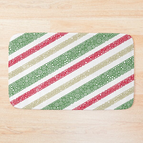 Item preview, Red, Gold and Green Diagonal Stripes designed and sold by Pierre Bernard Jr.