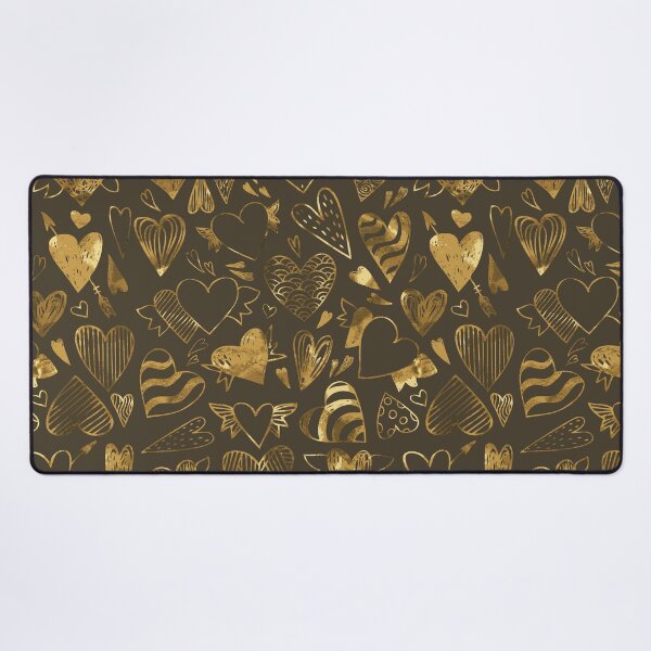 Item preview, golden valentines hearts watercolor designed and sold by hbnhicham.