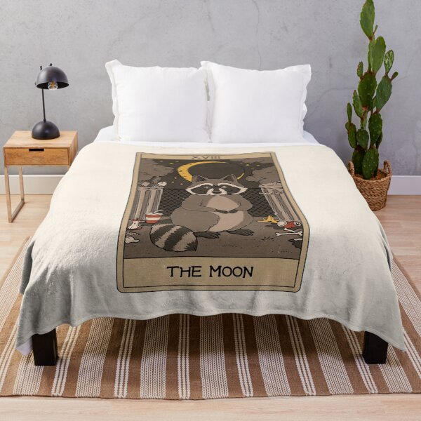 Item preview, The Moon - Raccoons Tarot designed and sold by Thiago Corrêa.