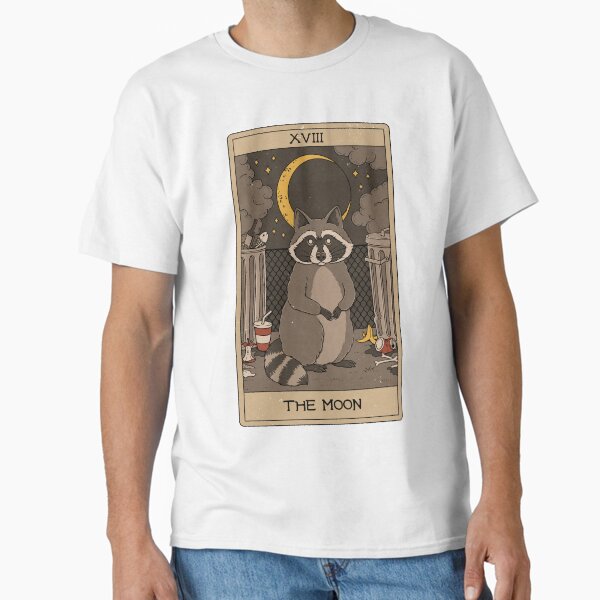 Item preview, The Moon - Raccoons Tarot designed and sold by Thiago Corrêa.
