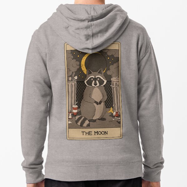 Item preview, The Moon - Raccoons Tarot designed and sold by Thiago Corrêa.
