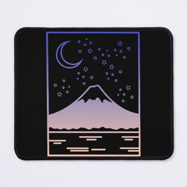 Item preview, Mt. Fuji at Night (gradient) designed and sold by BlkBearyDesigns.