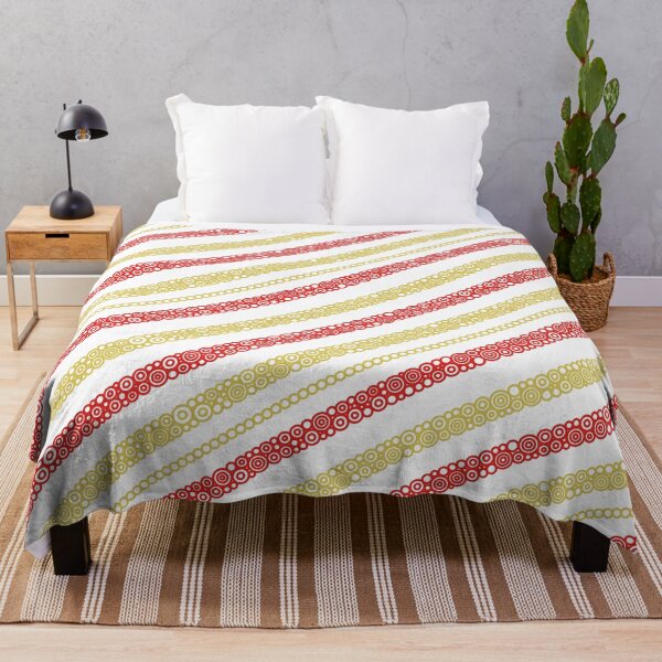Item preview, Red Gold Diagonal Stripes designed and sold by Pierre Bernard Jr.