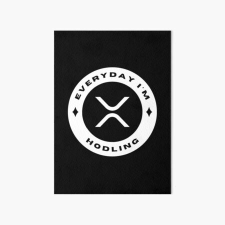 Artikel-Vorschau von Everyday I'm Hodling - Ripple (XRP) - Weiß, designt und verkauft von issaapparel.