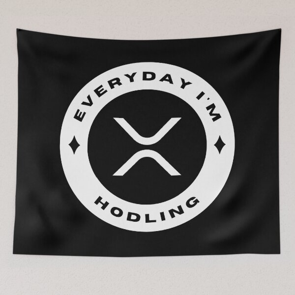 Item preview, Everyday I'm Hodling - Ripple (XRP) - White designed and sold by issaapparel.