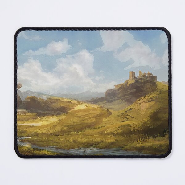 Item preview, Distant castle artwork designed and sold by LonelyFootpad.