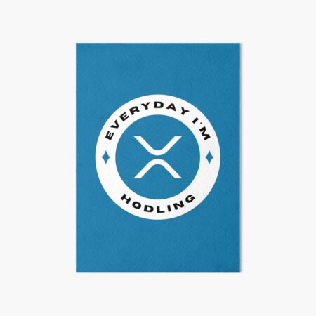 Artikel-Vorschau von Everyday I'm Hodling - Ripple (XRP) - Farbe, designt und verkauft von issaapparel.