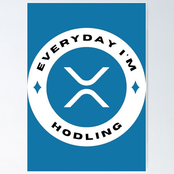 Artikel-Vorschau von Everyday I'm Hodling - Ripple (XRP) - Farbe, designt und verkauft von issaapparel.