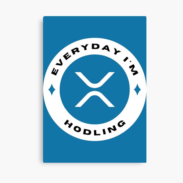 Artikel-Vorschau von Everyday I'm Hodling - Ripple (XRP) - Farbe, designt und verkauft von issaapparel.