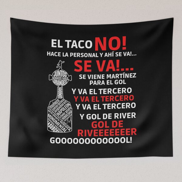 Item preview, River Plate Y Va El Tercero Pity Martinez El Taco No designed and sold by 2MdesignStore.