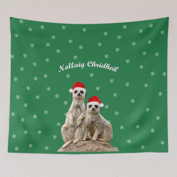 Item preview, Nollaig Chridheil Meerkats designed and sold by quentinjlang.