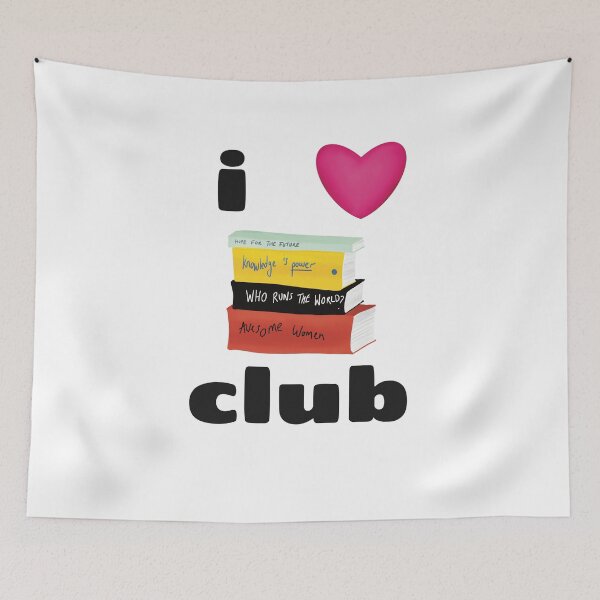 Item preview, I love book club  designed and sold by flockadoodle.