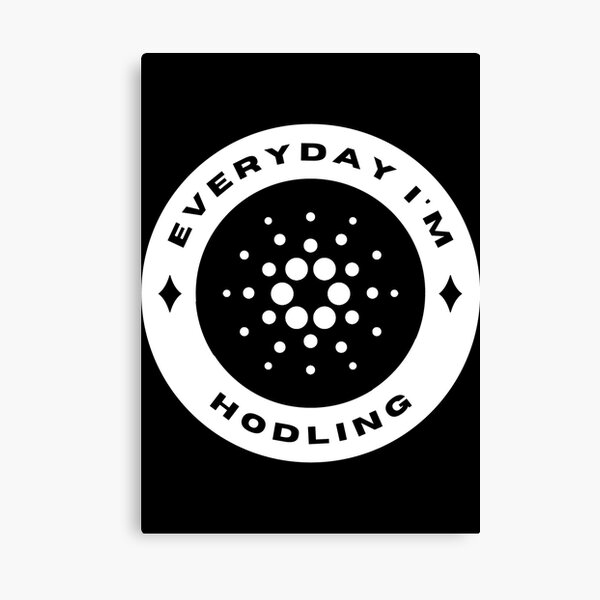 Artikel-Vorschau von Everyday I'm Hodling - Cardano (ADA) - Weiß, designt und verkauft von issaapparel.