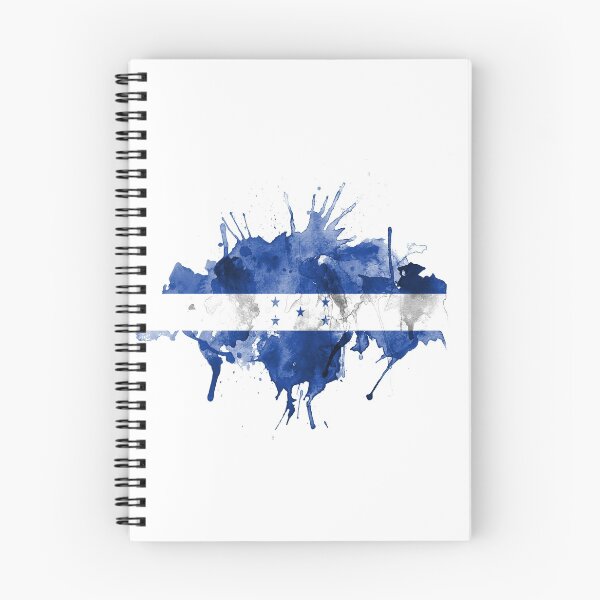 Item preview, honduras flag digital watercolor designed and sold by lipedesigns.