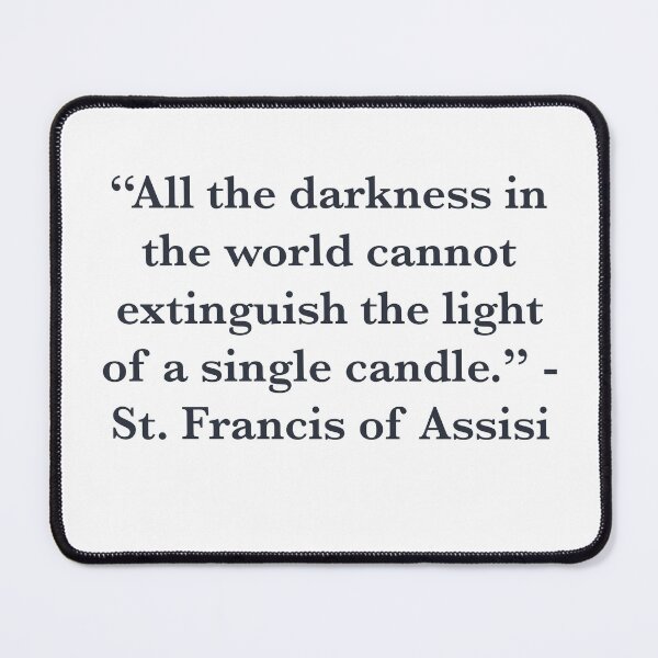 Item preview, St. Francis of Assisi quote designed and sold by emma-pano.