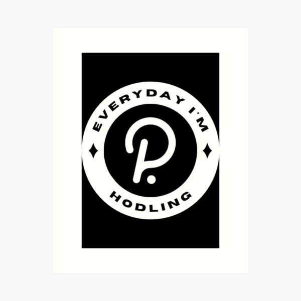 Artikel-Vorschau von Everyday I'm Hodling - Polkadot (DOT) - Weiß, designt und verkauft von issaapparel.