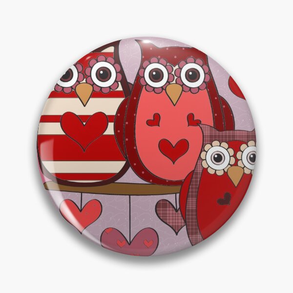 Item preview, Owls in Love, fantasy art designed and sold by LoneAngel.